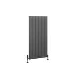 Eastbrook Panel Radiator Eastbrook Charlton Vertical Aluminium Designer Radiator in Matt Anthracite