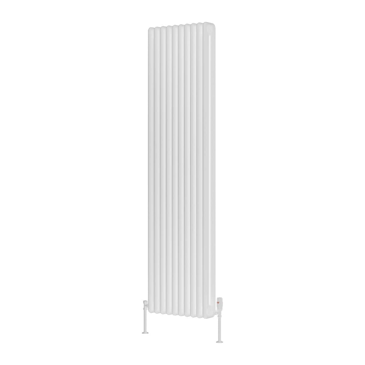 Reina Column Radiator 1800 X 465mm / White Reina Hedingham Vertical Traditional Column Radiator
