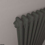 Eastbrook Column Radiator Eastbrook Rivassa Traditional 2 Column Radiator in Matt Anthracite