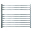 JIS Ladder Rail 600 x 750mm / Polished Chrome / Central Heating JIS Sussex Newick Horizontal Stainless Steel Heated Towel Rail