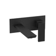 Crosswater Wall Mounted Basin Tap Matt Black Crosswater Limit 2 Hole Wall Mounted Basin Mixer Tap