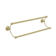 Crosswater Towel Rails and Rings Brushed Brass Crosswater Belgravia 600mm Double Towel Rail