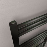 Eastbrook Wendover Straight Heated Towel Rail in Brushed Gunmetal