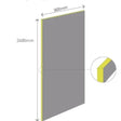 Multipanel Wall Panel 2400 x 900mm / Straight Edge Multipanel Linda Barker Wall Panels in Stone Elements