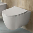 Ideal Standard Wall Hung Toilet Sandwich Ideal Standard i.life O Wall Hung Rimless Toilet with HydroTwist Flush and Soft Close Seat
