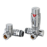 Reina Radiator Valve Chrome Reina Modal Thermostatic Dual Fuel Corner Radiator Valves