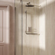 Crosswater Grab Rail/Bar Brushed Nickel Crosswater Right Angle Grab Bar