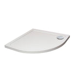 Aquarius Quadrant Shower Tray 800x800mm Aquarius Urbano Quadrant 45mm Stone Resin Shower Tray in White