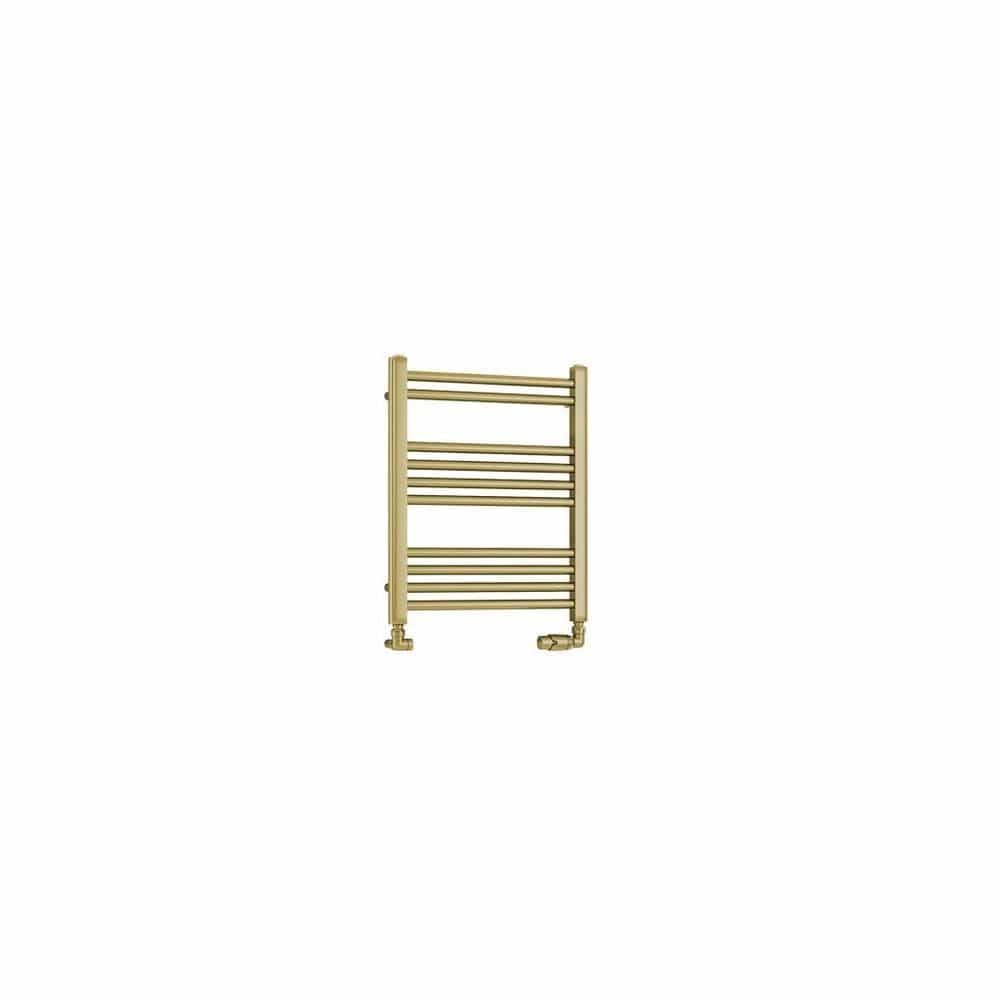Eastbrook Ladder Rail Eastbrook Wendover Straight Heated Towel Rail in Brushed Brass
