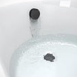 Aquarius Bath Waste Matt Black Aquarius FT Overflow Bath Filler and Easy Clean Waste