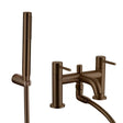 Aquarius Bath Shower Mixer Brushed Bronze Aquarius RF-Series Bath Shower Mixer with Shower Kit