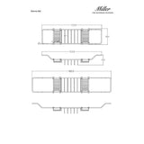 Miller Bath Rack Miller Signature Traditional Bath Rack in Chrome