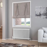 Eastbrook Column Radiator 600 x 1010 / Dual Fuel Eastbrook Rivassa Traditional 2 Column Radiator in Gloss White