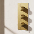 Crosswater Concealed Shower Valve Brushed Brass Crosswater MPRO 2 Outlet, 3 Handle Portrait Concealed Thermostatic Shower Valve