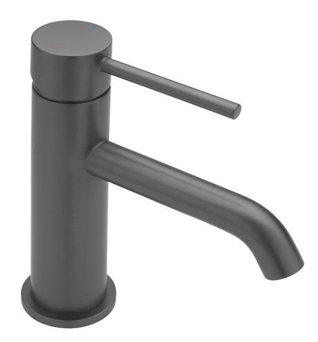 Sagittarius Mono Basin Tap Graphite Sagittarius Ergo Monobloc Basin Mixer Tap with Sprung Waste