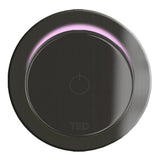 TED Concealed Shower Valve Gun Metal Grey TED Togo Single Outlet Concealed Shower Valve and Digital Ring Button