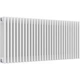 Aquarius Bathrooms Column Radiator 600mm x 1370mm Aquarius Foundry Horizontal 4 Column Radiator in White