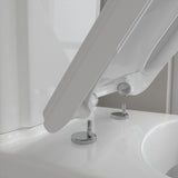 Villeroy & Boch Toilet Seat Villeroy & Boch Hommage Soft Close, Quick Release Toilet Seat in White Alpin