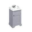 Burlington Cloakroom Vanity Unit Classic Grey / 2 Burlington Freestanding Square Cloakroom Vanity Unit with Basin