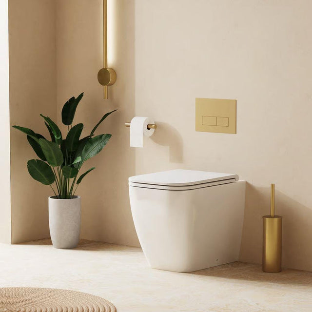 Crosswater Wall Hung Toilet Crosswater Mada Square Back to Wall Rimless Toilet with Soft Close Seat