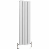 Aquarius Bathrooms Panel Radiator 1600 x490mm / White Aquarius Flat Double Vertical Panel Radiator