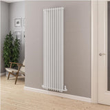 Eastbrook Column Radiator 1800 x 510mm Eastbrook Murano Vertical Designer Radiator in Gloss White