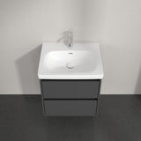 Villeroy & Boch Wall Mounted Vanity Unit Villeroy & Boch Skyla Wall Mounted 600mm Two Drawer Vanity Unit with Basin