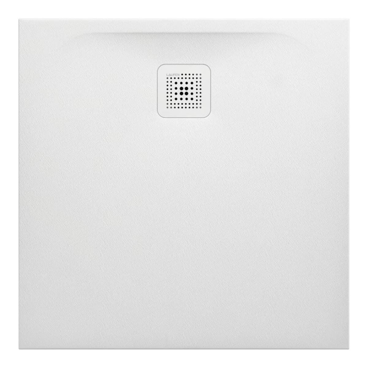 Laufen 800 x 800mm Laufen Marbond PRO Square Tray with Waste in White