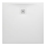 Laufen 800 x 800mm Laufen Marbond PRO Square Tray with Waste in White