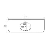 Eastbrook Floor Standing Vanity Unit Eastbrook Hardwick Traditional 1200mm Floor Standing Vanity Unit with Single Basin