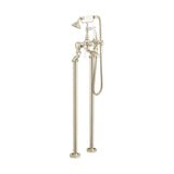 Vado Freestanding Bath Filler Booth & Co. Axbridge Lever Floor Standing Bath and Shower Mixer with Traditional Shower Handset