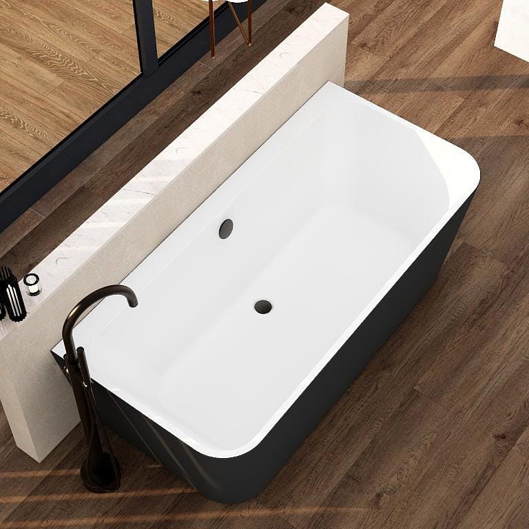Imex Back to Wall Freestanding Baths Imex Ravine Back to Wall Freestanding Bath