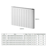 Reina Serre Electric Radiator with Wi-Fi Enabled LCD Display