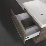 Villeroy & Boch Wall Mounted Vanity Unit Villeroy & Boch Avento Wall Hung Vanity Unit 580mm Two Drawers with Basin