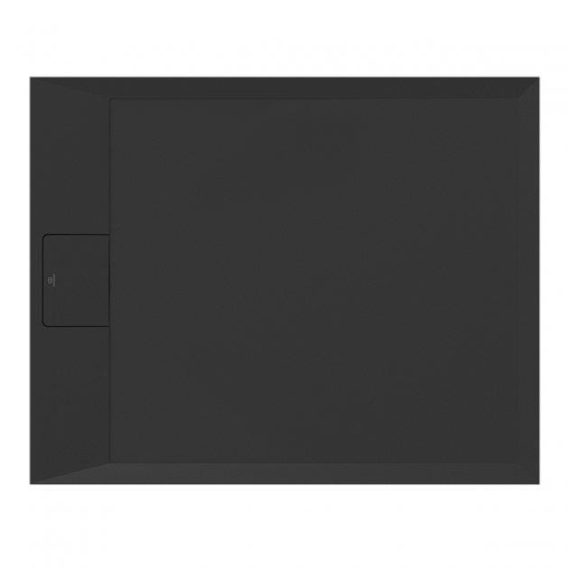 Ideal Standard Rectangle Shower Tray Ideal Standard Ultra Flat S i.life Shower Tray in Jet Black