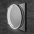hib. Illuminated Mirror Black / 500 x 700mm hib. Solas Round LED Illuminated Mirror