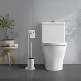 Smedbo Toilet Roll Holder White Smedbo Beslagsboden Curve Freestanding Toilet Roll Holder and Toilet Brush