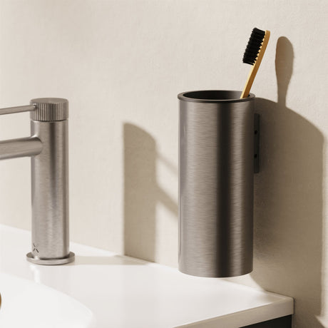 Crosswater Toothbrush Holder Stainless Steel Crosswater 3ONE6 Toothbrush Holder
