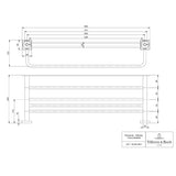 Villeroy & Boch Towel Rails and Rings Villeroy & Boch Elements Striking Towel Rack