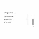Smedbo Toilet Brush Smedbo Outline Freestanding Toilet Brush and Holder