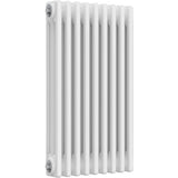Aquarius Bathrooms Column Radiator 750mm x 425mm Aquarius Foundry Horizontal 3 Column Radiator in White