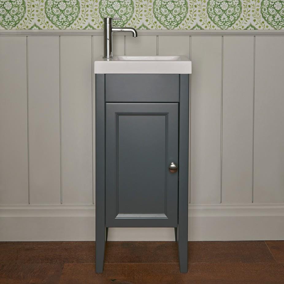 Heritage Cloakroom Vanity Unit Heritage Caversham 400mm Floor Standing Cloakroom Vanity Unit and Basin Bundle
