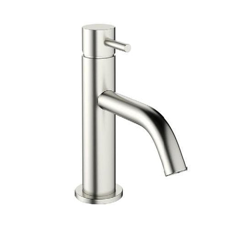 Crosswater Mono Basin Tap Brushed Stainless Steel Effect Crosswater MPRO Monobloc Basin Mixer Tap