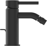 Ideal Standard Bidet Tap Ideal Standard Ceraline Single Lever Bidet Mixer Tap with Metal Pop-Up Waste in Silk Black