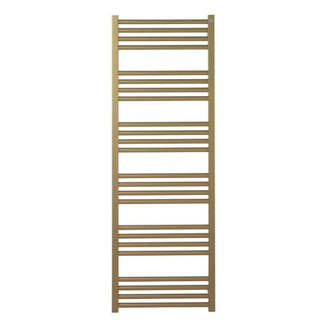 Crosswater Ladder Rail 1380 x 480mm / Central Heating Crosswater MPRO Designer Vertical Towel Radiator in Brushed Brass