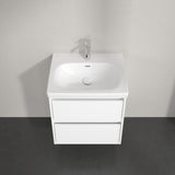 Villeroy & Boch Wall Mounted Vanity Unit Villeroy & Boch Skyla Wall Mounted 600mm Two Drawer Vanity Unit with Basin