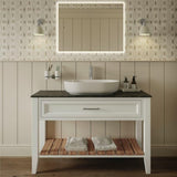 Heritage Floor Standing Vanity Unit Chantilly / 1200mm - 1 Drawer Heritage Broughton Washstand with Laminate Worktop