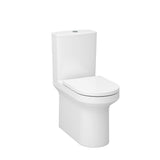 Imex Close Coupled Toilet Imex Alma Close Coupled Comfort Height Rimless Toilet with Soft Close Seat