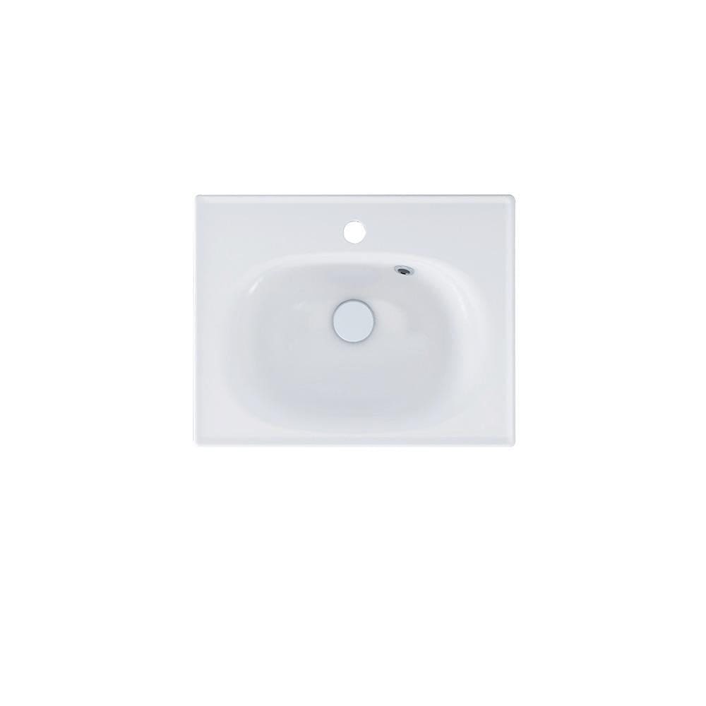 Imex Wall Mounted Vanity Unit Imex Croma Wall Mounted Single Drawer 500mm Vanity Unit with 1 Tap Hole Basin
