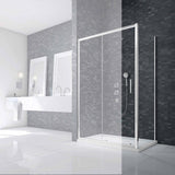 UK Bathroom Store Merlyn Ionic Essence Framed Side Panel in Chrome